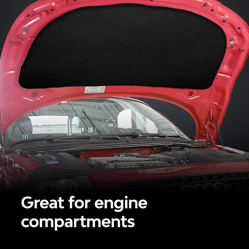 Dynamat DynaCore ½” Thick Lightweight Black Thermo-Acoustic Insulating Fiber for Cars, Trucks, Boats, RVs & More – Dissipates Sound & Absorbs Heat – Made in USA – 32" x 54" Sheet, 12 sq ft Coverage - Image 5